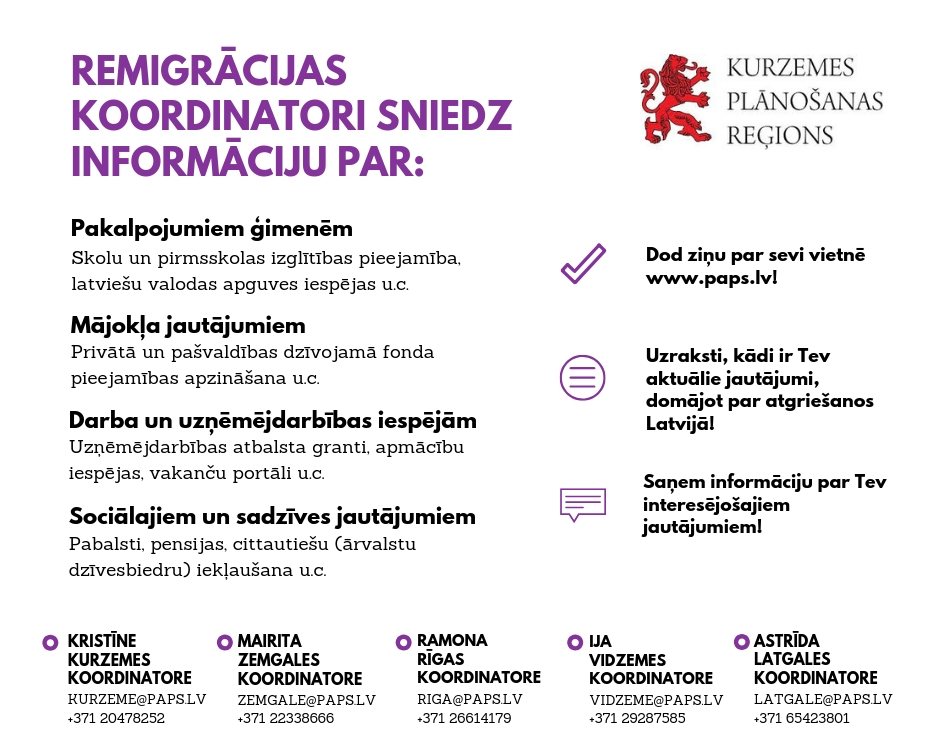 detalizēti par iespējām