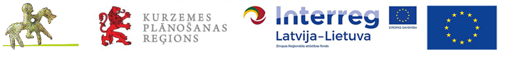 Baltu ceļa projekta, Kurzemes plānošaans reģiona un Interreg Latvijas - Lietuvas programmas logo